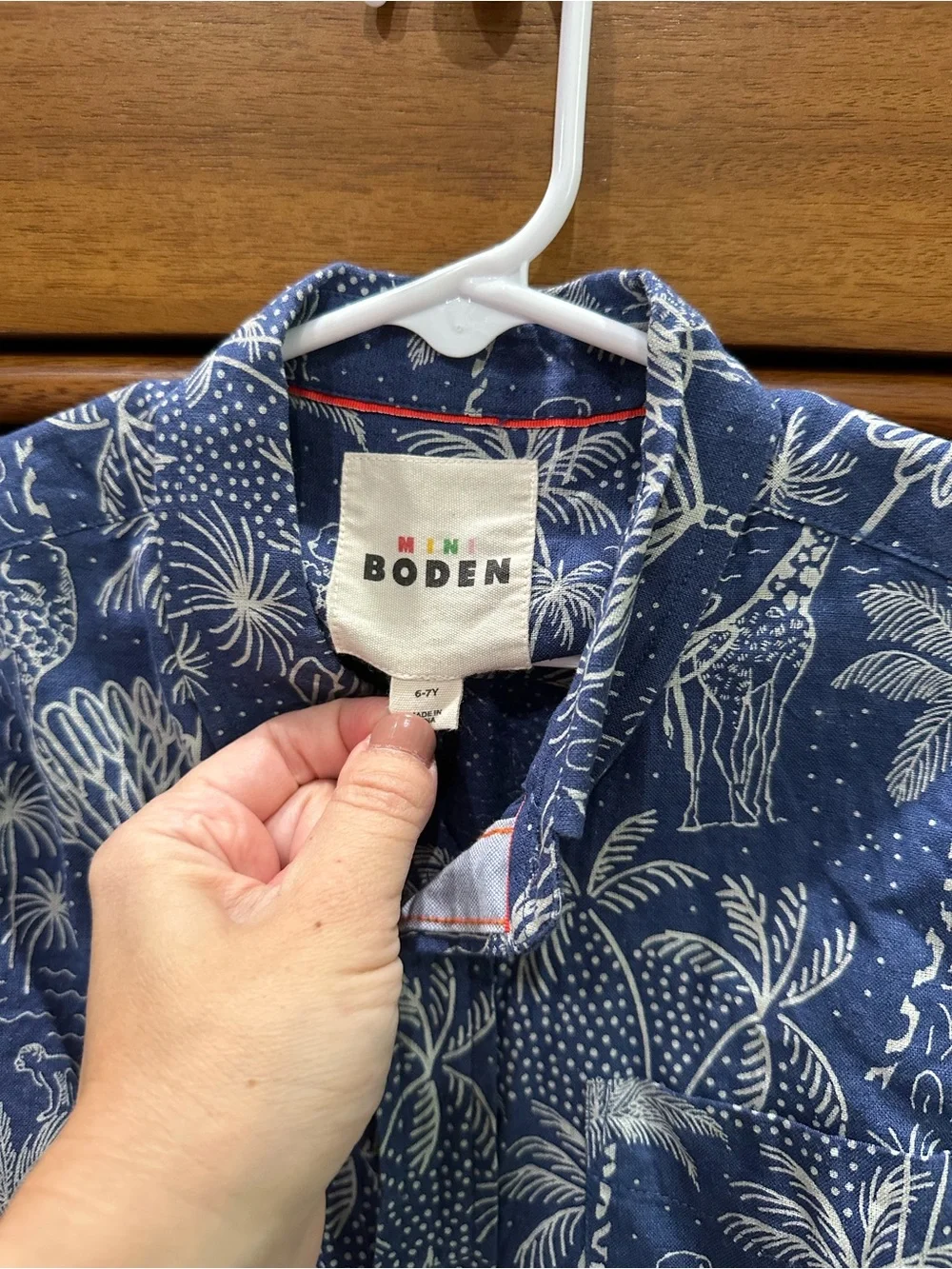 Boden kids button